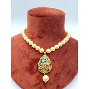 18KT GOLD Kundan Polki Necklace